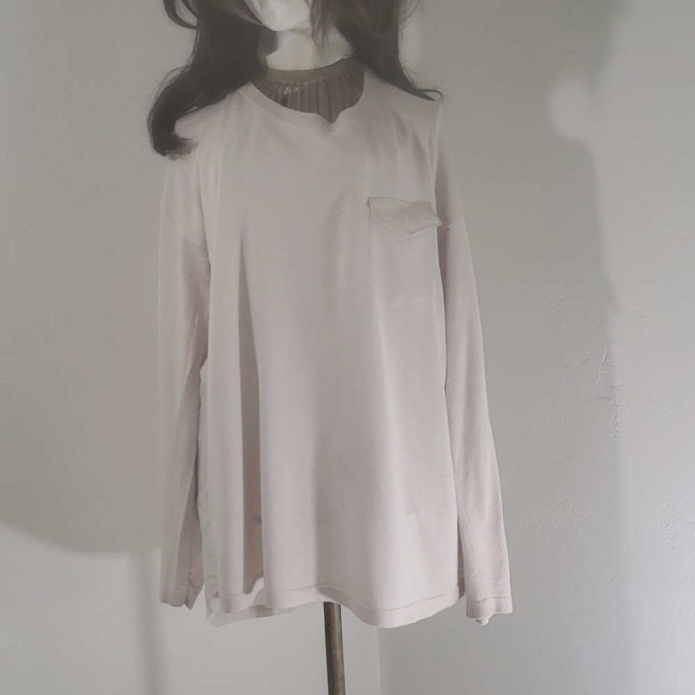 Tunic creme light‎ weight sweater